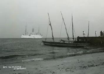 Steamship Atlantis off Bathurst, Gambia, 20th Century
