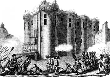 Storming of the Bastille by Parisians Led by the Grenadier Guards