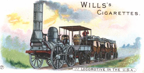 Stourbridge Lion, steam locomotive, c1830 1900