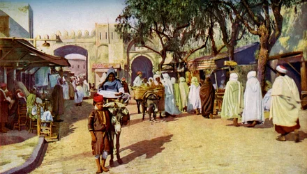 Street Scene, Kairouan, Tunisia