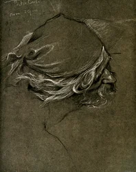 Study for The Sea Maiden, by Herbert J Draper