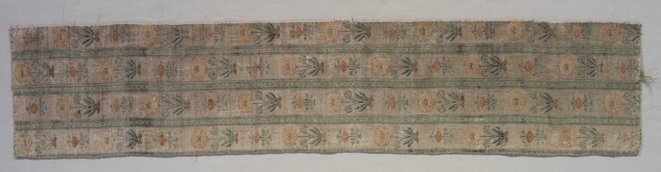 Surround for Turkish Silk Cushion Cover, Early 1600s