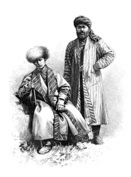 Tajiks of Bukhara, Uzbekistan, 1895