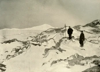 Taking Possession of Cape Bernacchi, Victoria Land, c1908