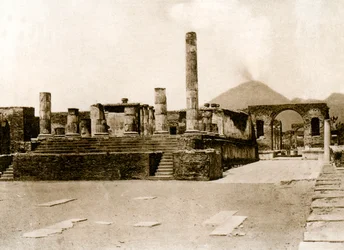 Temple of Jupiter, Pompeii, Italy, c1900s