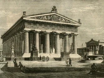Temple at Paestum, Restored