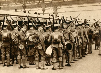 Territorials from Summer Camp - Terriers Entraining at Waterloo