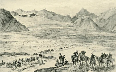 The Action on the Heights Above Charasia, October 6, 1879
