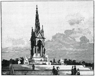 The Albert Memorial, Kensington, London