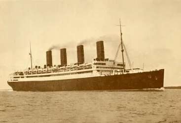 The Aquitania Cunard Line, 45,647 Tons