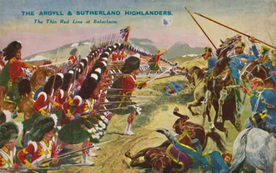 The Argyll & Sutherland Highlanders. The Thin Red Line at Balaclava, 1854, 1939