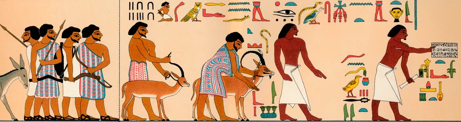 The Arrival of a Tribe of Semitic Nomads in Egypt, 1895 BC, 1903