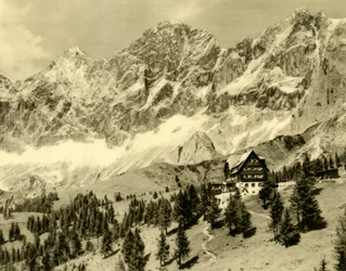 The Austria Hut and the Dachstein, Styria, Austria, c1935