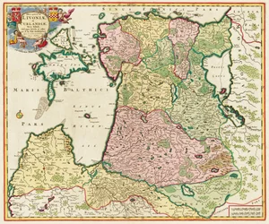The Baltic Sea From: Ducatuum Livoniae et Curlandiae Nova Tabula