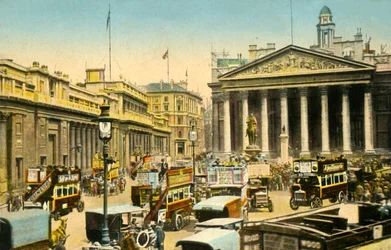 The Bank of England and Royal Exchange, London