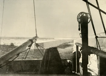 The Barrier Edge Breaking Away Four Miles South of Hut Point