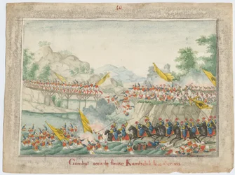 The Battle on the River Kamchik on 15th October 1828