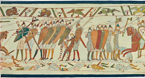 The Beginning of the Battle of Senlac (detail)