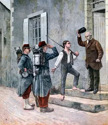 The Billet (after a painting by Cres)