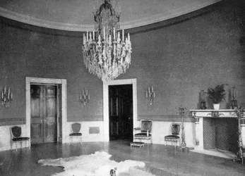 The Blue Room at the White House, Washington DC, USA, 1908