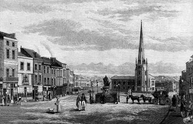 The Bull Ring, with St Martin