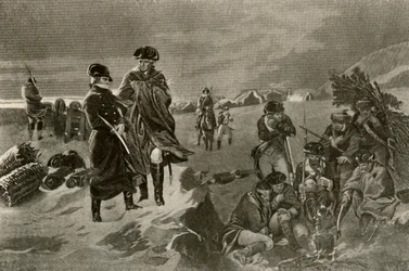The Camp at Valley Forge. Officers