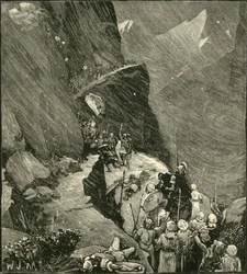 The Carthaginians Crossing The Alps