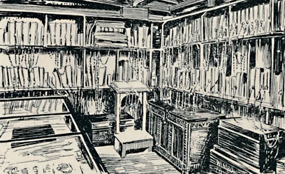 The Chained Library at Wimborne