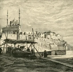 The Citadel of Cairo Built by Saladin, 1890
