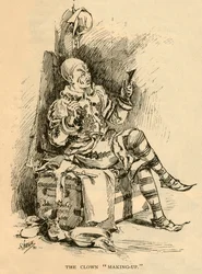 The Clown Making-Up