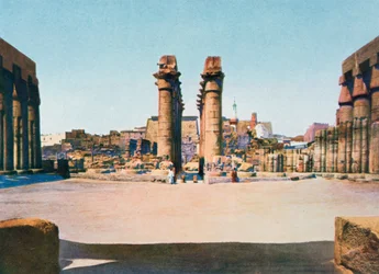 The Colonnade of Amenhotep III, Temple of Luxor, Egypt