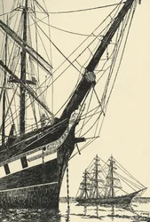 The Cutty Sark in Falmouth Harbour