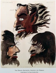 The Demons Ashtaroth, Abaddon and Mammon