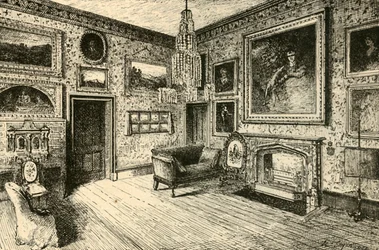 The Drawing-Room at Abbotsford, 1882