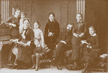The Family of the collector, patron and founder of the gallery Pavel Tretyakov