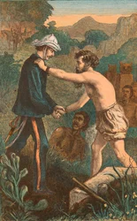 The Finding of Hamilton at Lucknow, c1910