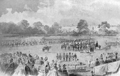 The First Distribution of the Victoria Cross by Queen Victoria, Hyde Park, June 26, 1857