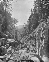 The Flume, Franconia White Mountains, New Hampshire, USA