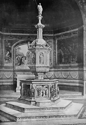 The Font in the Church of San Giovanni, Siena