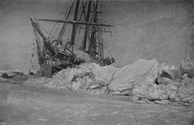 The Fram after an Ice-Pressure