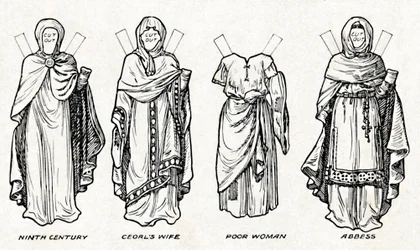 The Gallery of British Costume: How The People Dressed in Anglo-Saxon Times, c1934