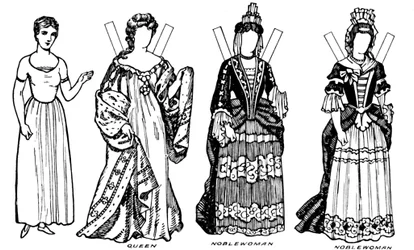 The Gallery of British Costume: Some of the Dresses Worn in Anne