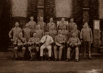 The Garrison Police of the 1st Royal Munster Fusiliers, Rangoon, Burma