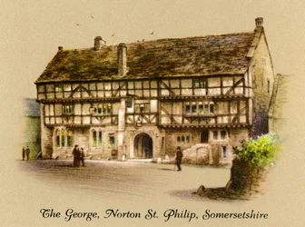 The George, Norton St. Philip, Somersetshire, 1936