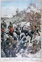 The German Garrison of Windhoek, Besieged by the Herero, South-West Africa