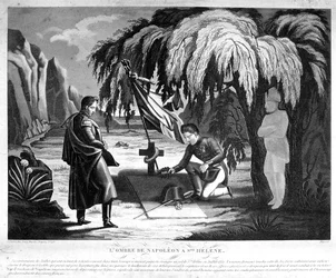 The Ghost of Napoleon on St Helena, c1825