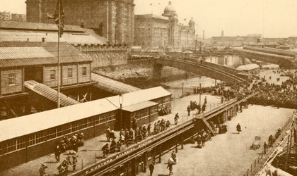 The Great Floating Landing-Stage at Liverpool