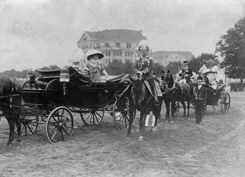 The Great Military Review at Tempelhofer Field, Berlin, Germany, Early 20th Century