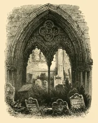 The Great Portal, Crowland Abbey, 1898