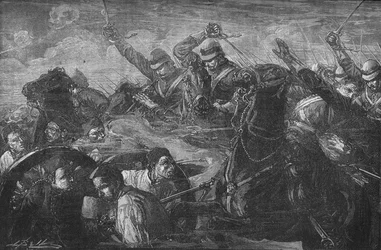 The Guards Charging the Guns at Kassassin, c1882